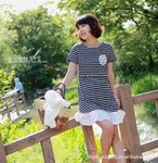 S90004# 2011秋冬孕妇装海军条纹小印章孕妇哺乳装孕妇喂奶衣