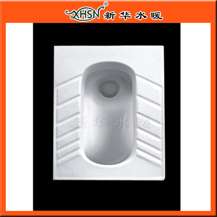 厂家供应出口蹲厕 陶瓷蹲便器 白色蹲便器 大尺