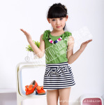 luyookids 夏装新款儿童背心连衣裙送挂件