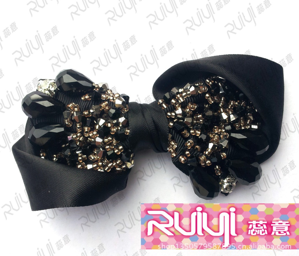 【广州手工鞋花厂家直供高品质产品 新款串珠