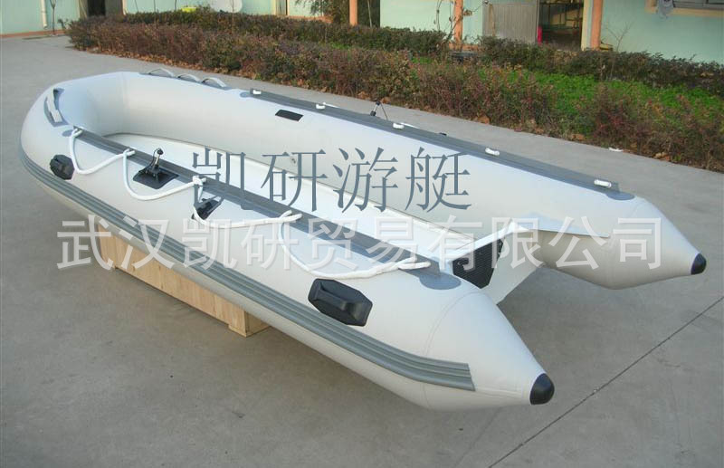 【凯研游艇】rib330 --5 1人冲锋舟/挂机艇/玻璃钢充气艇
