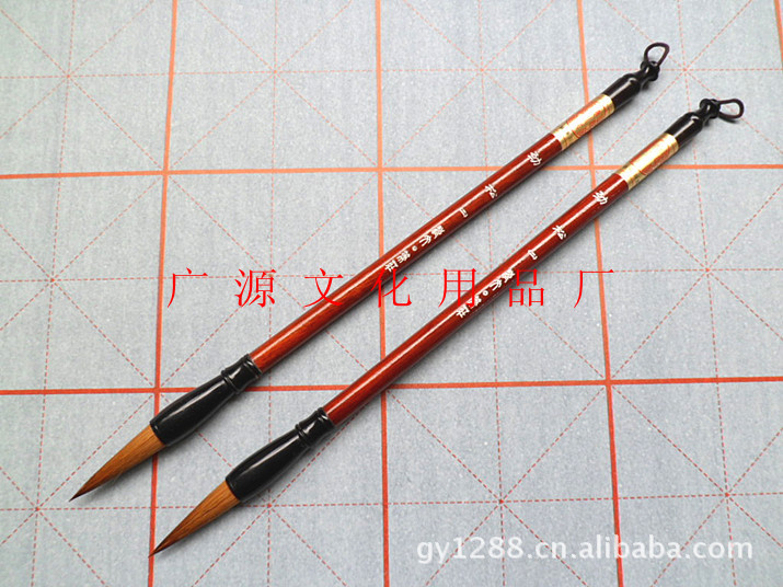 本厂自产自销供应狼毫毛笔(劲松)可组合套装文房套装水写布用笔
