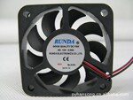 大量供应 RUNDA 润达 5010 12V 0.09A 5CM 2线 散热风扇