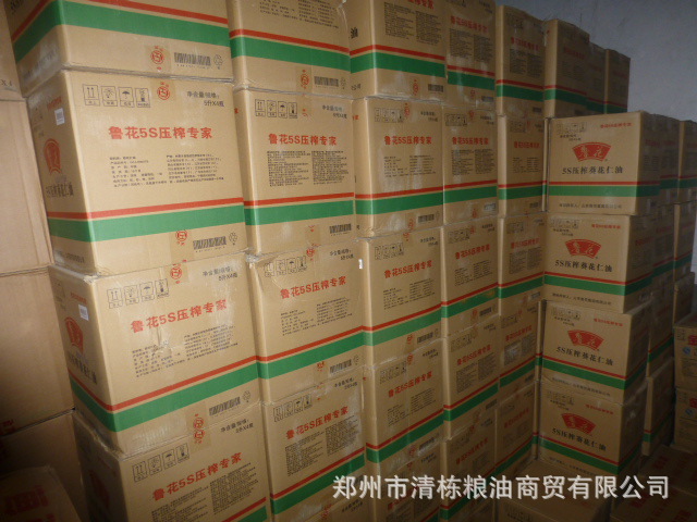 批發(fā)團(tuán)購(gòu)5L裝魯花5S壓榨一級(jí)花生油/魯花花生油鄭州總代理/