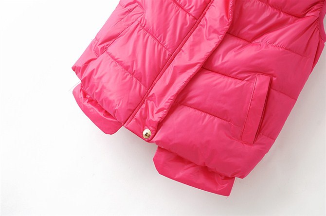 2012新款秋冬<em>马甲</em>批发短款帽子小熊图案<em>羽绒</em>