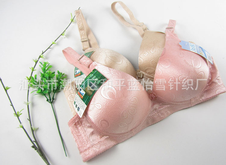 批发采购<em>文胸</em>-<em>蓝怡雪</em>竹炭光面定型<em>无托</em> 提花文