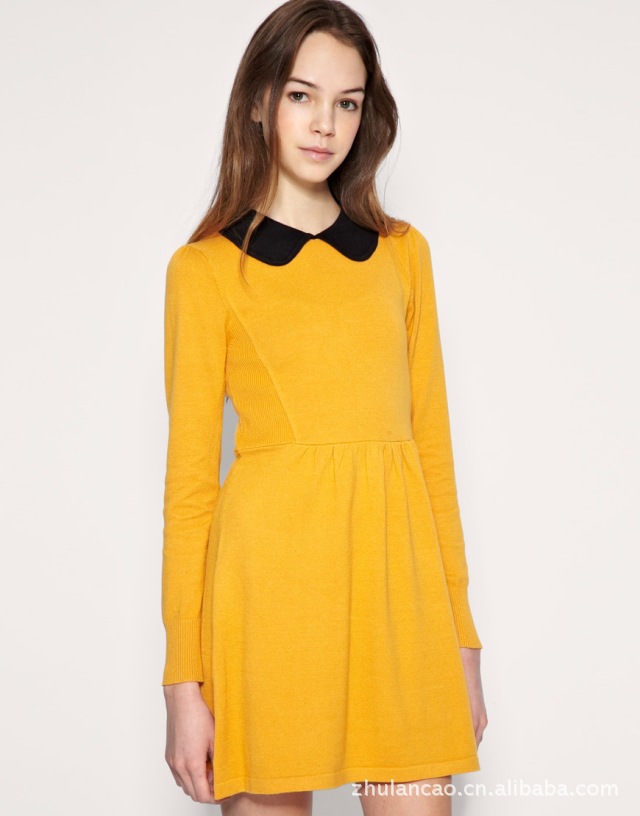 格霸新款 女士外穿加绒加厚 修身保暖上衣 中长