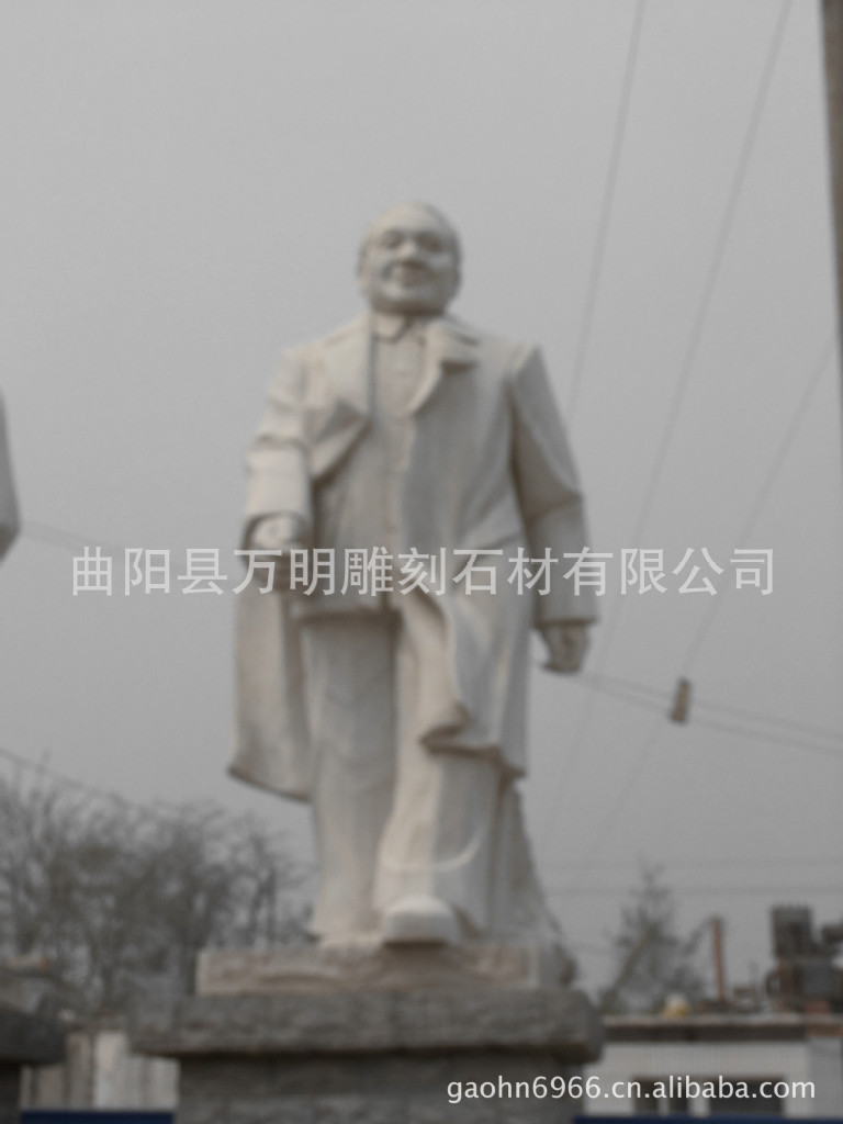 汉白玉名人雕刻|曲阳伟人雕塑|中国领导人|领袖