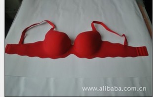 批发采购<em>文胸</em>-一件<em>围</em> 一片式无痕 聚拢大波浪文