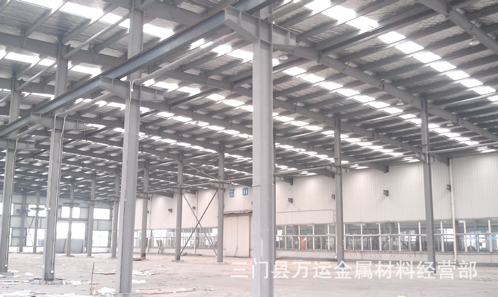 二手钢结构厂房出售:160米x60米,22米高度,50
