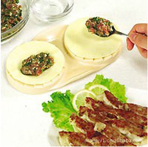 【日本木晖 料理大师 快速包饺子模 饺子夹】价