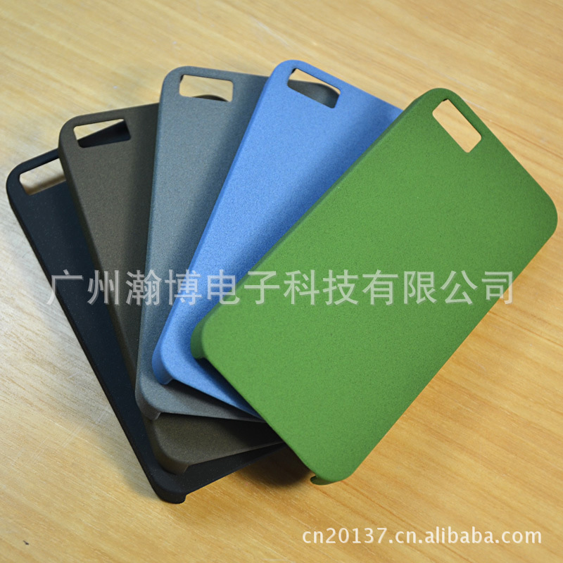 苹果iphone5手机保护壳 喷橡胶绒毛漆手感好保护套 好年货单色壳