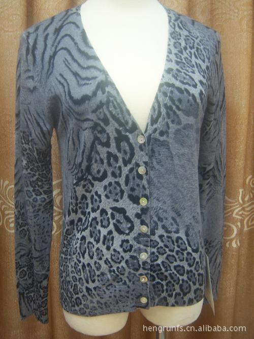 【批发<em>欧洲款 女装</em>开衫印花毛衣】价格,厂家,图