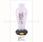 玉石花瓶家居装饰品婚房摆件品婚礼礼品工艺品 喜鹊报春 花瓶