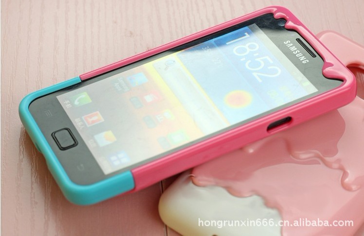 【三星i9100冰激凌保护壳 9100雪糕融化手机壳