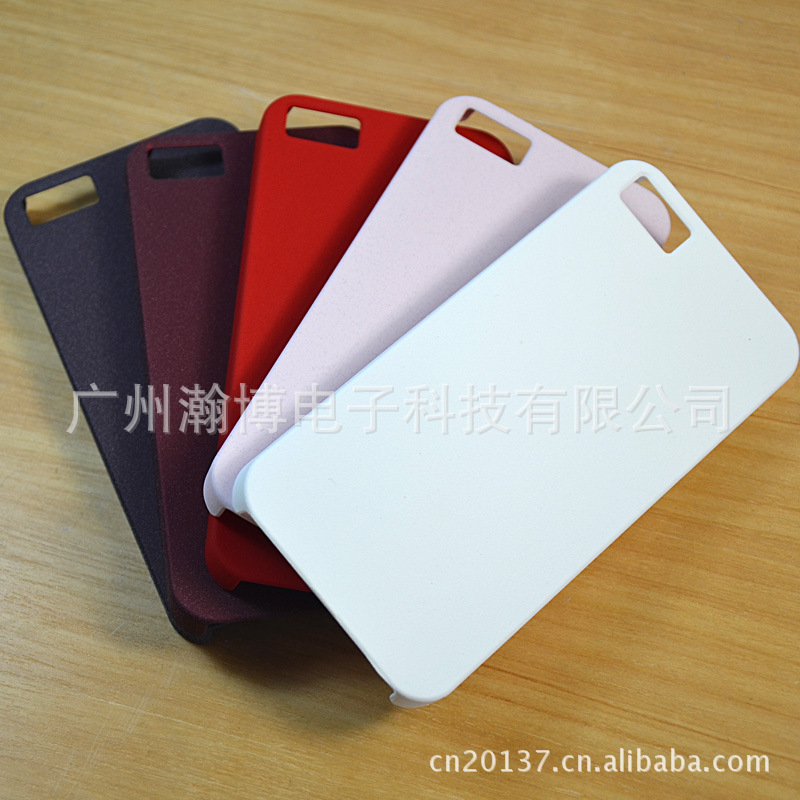 苹果iphone5手机保护壳 喷橡胶绒毛漆手感好保护套 好年货单色壳