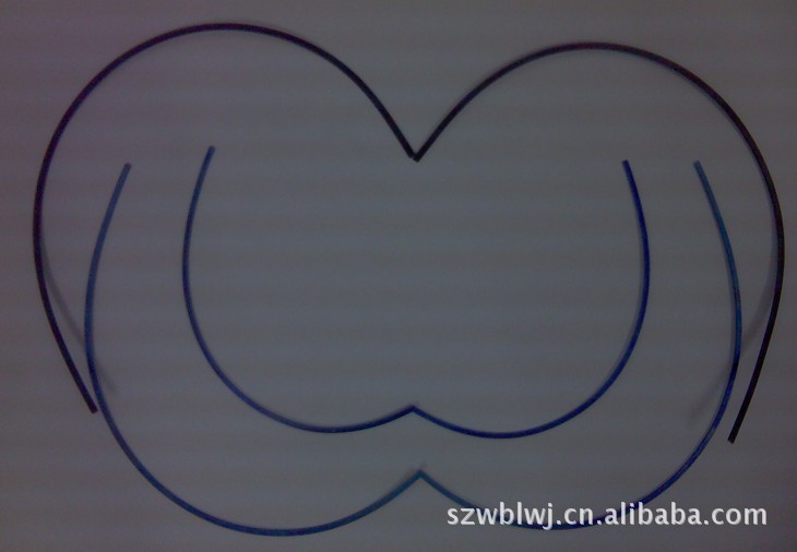 【镍钛形状<em>记忆合金</em>内衣钢圈/<em>记忆合金文胸</em>钢