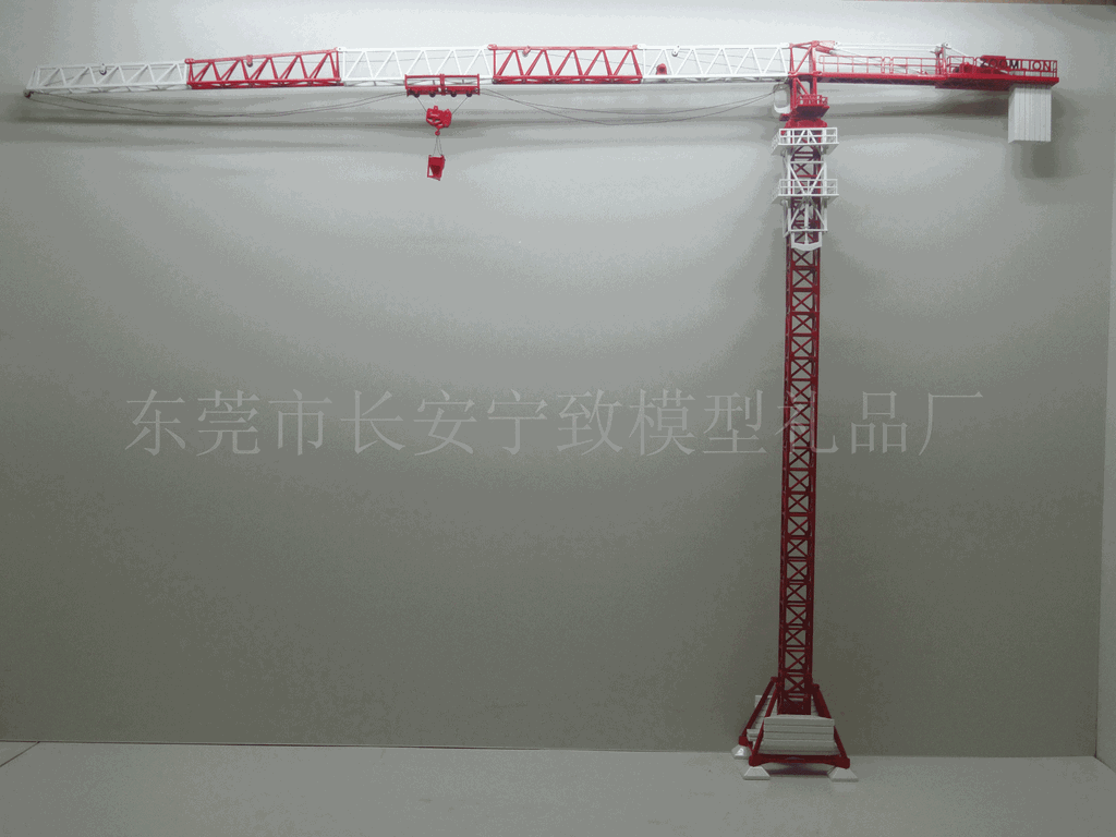 东莞宁致模型 工程车模型 塔吊模型 履带式吊车模型