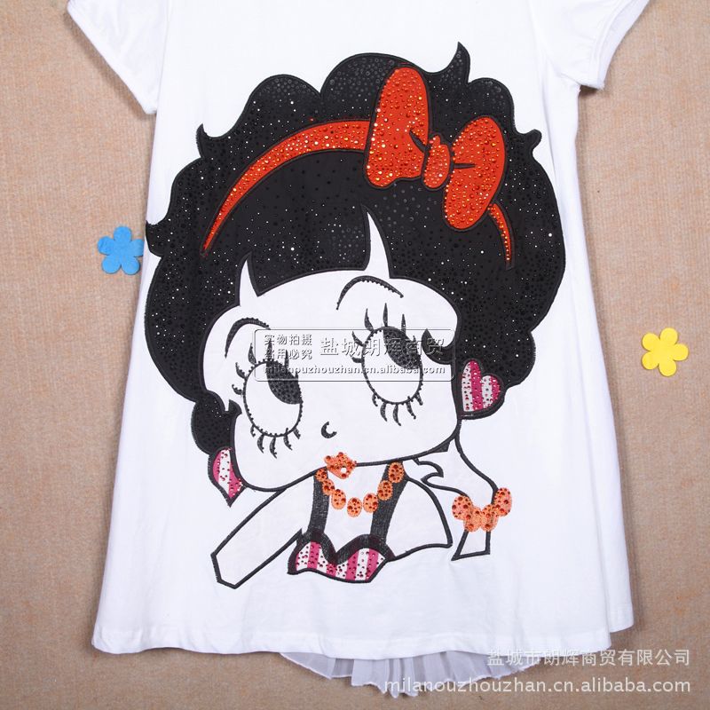 特价 一件代发 欧洲站 大码<em>女装贝蒂</em>小姐大钻雪