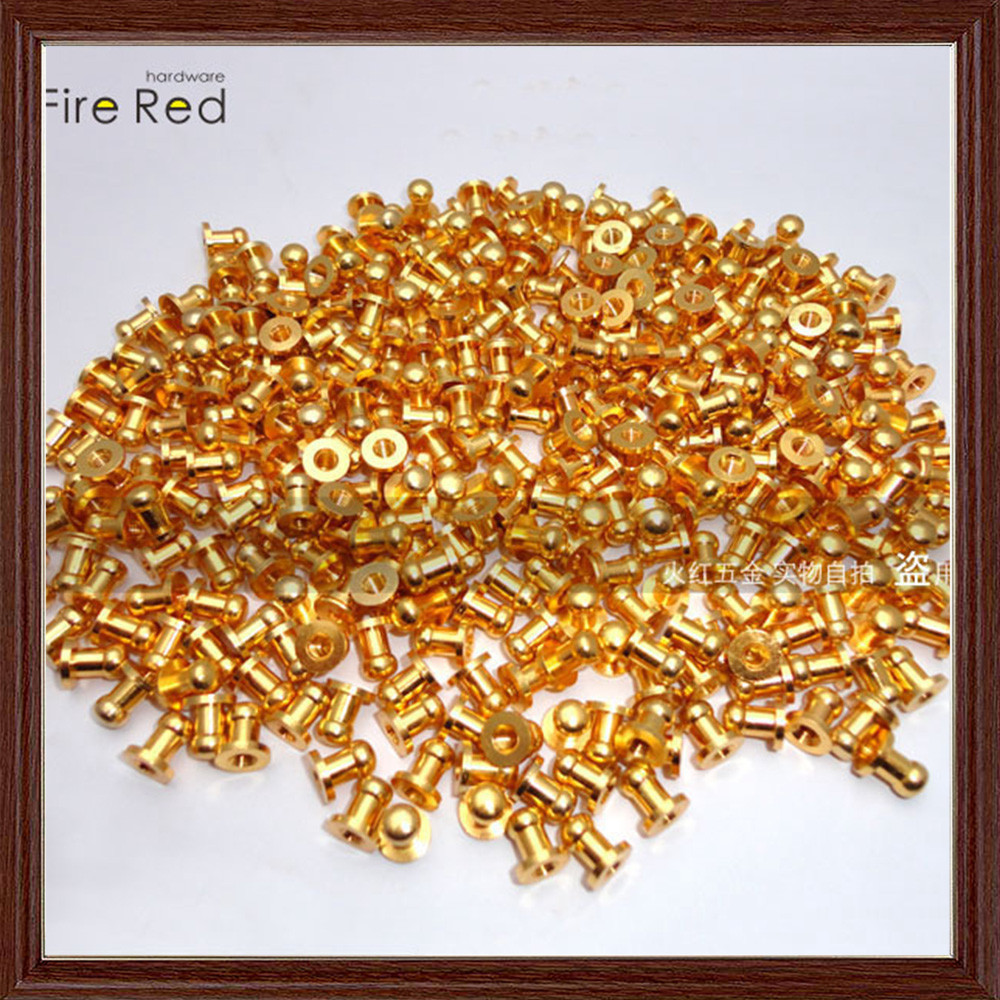 通用7X5X8 5mm铜金色奶嘴钉,和尚钉 