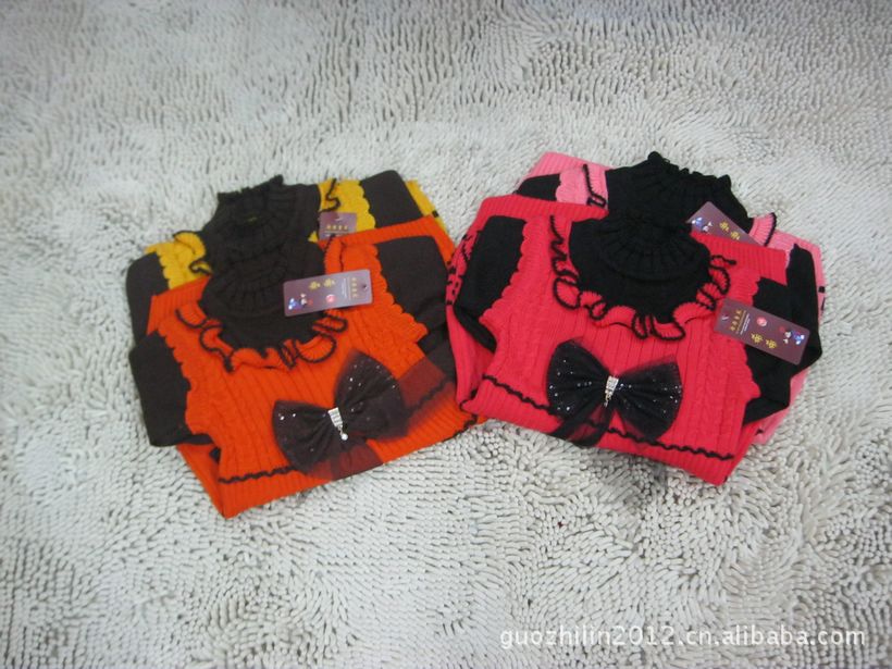 【小杭王子希希一朵亮片<em>蝴蝶花毛衣</em>长袖】价格