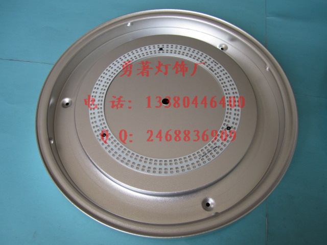 led吸顶灯外壳套件 高边全铝氧化底盘+亚克力