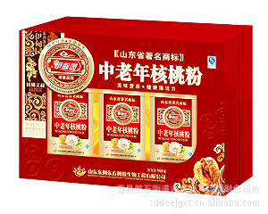 中老年加钙核桃粉/无蔗糖 核桃粉 蛋白质粉 尊贵礼盒 团购优惠中