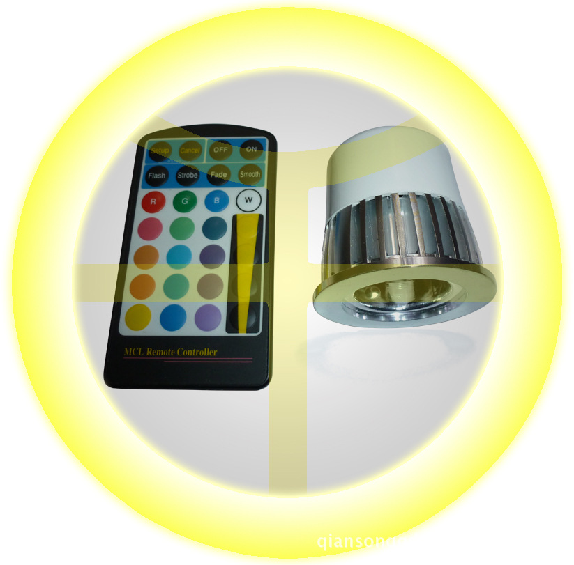 MR16 RGB 5W射燈/全彩/選色記憶功能/同步變色/電源開關切換變色批發・進口・工廠・代買・代購