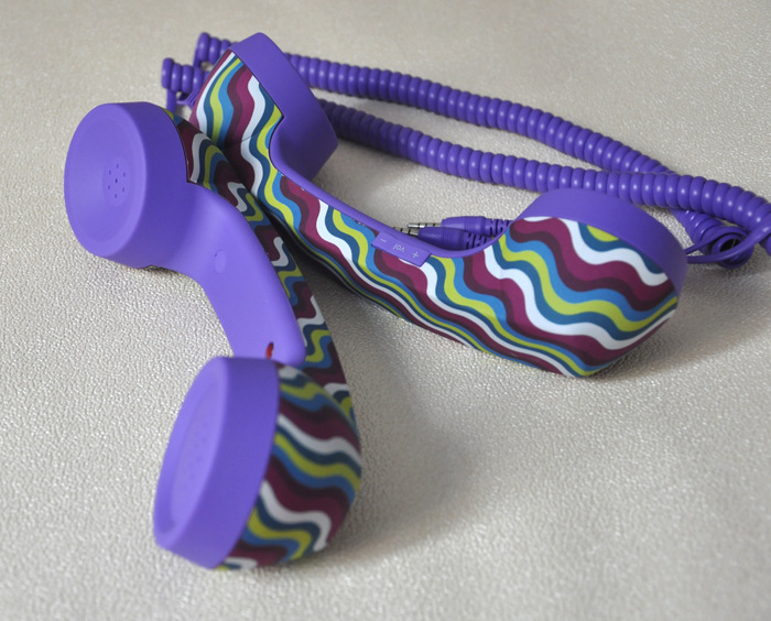 手机专用线控耳机-厂家直推 苹果手机听筒复古