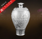 纯银工艺品-花瓶-银花瓶-纯银花瓶-高工艺仿古坛型花瓶小号