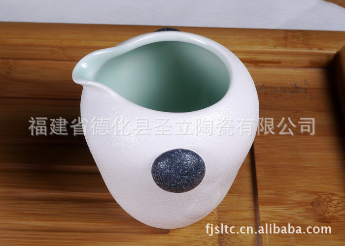 厂家直销 定窑茶具 玉雪玲珑 耕耘套组 高档陶瓷礼品 陶瓷礼品