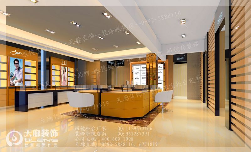 <br />【店铺装修】厦门天廊服装店面装修图片