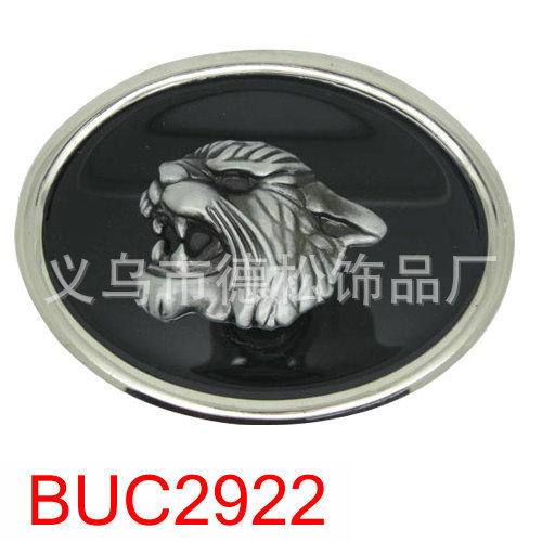 供应合金皮带扣头,平滑扣,腰带配件动物头大扣,金属腰带扣头男士