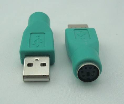 【厂家供应 各种特色小接头 PS2母转USB公 圆