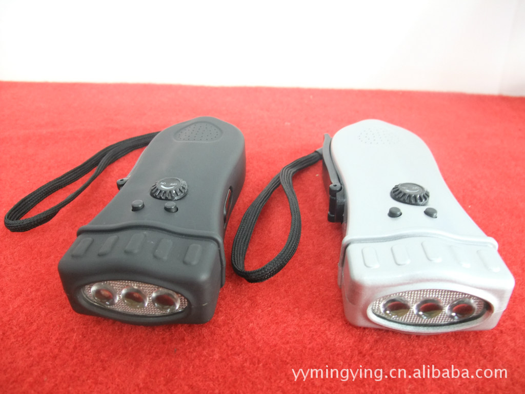 太阳能收音机手电筒\/led 手电筒\/手摇灯\/收音机