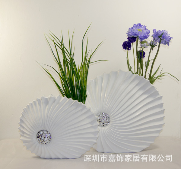 傢居飾品 手工鑲嵌玻璃花瓶大號