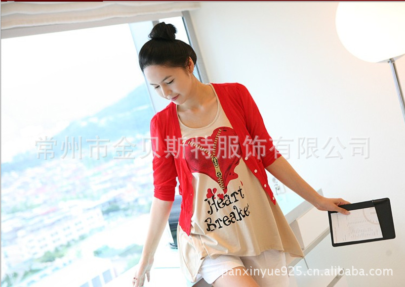 厂家批发<em>孕妇</em>装 直销<em>孕妇</em>针织<em>开衫两件套</em> <em>孕妇</em>