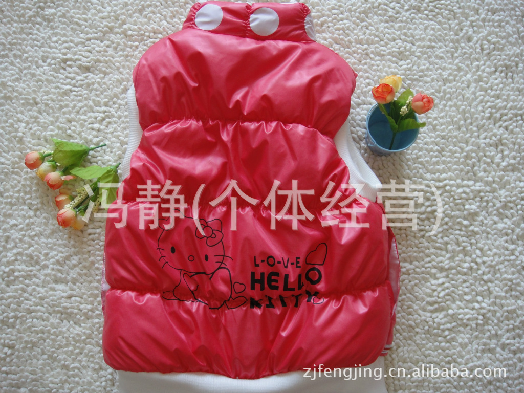 【2012新款童装秋<em>时装</em>版卡通<em>女款棉马甲</em>全国