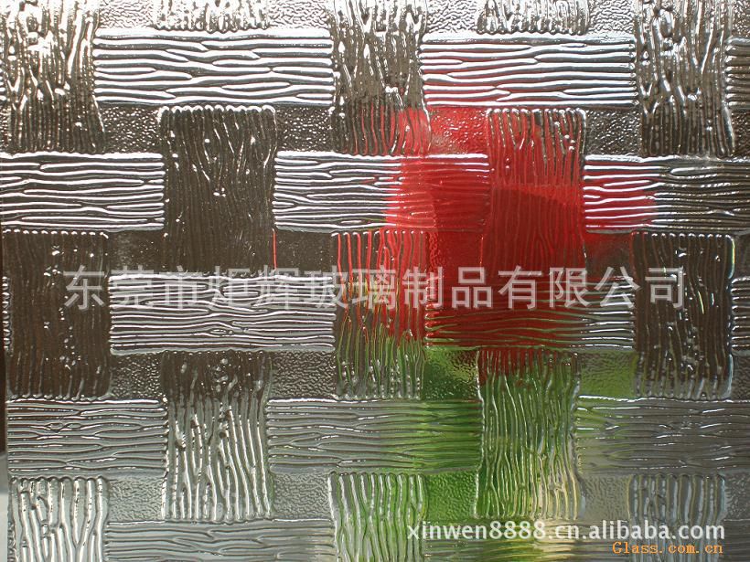压花玻璃加工 钢化压花玻璃 压花玻璃厂