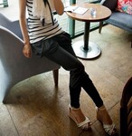 2012春夏新款女装爆款韩版裤管抓皱时尚个性 灯笼 哈伦长裤