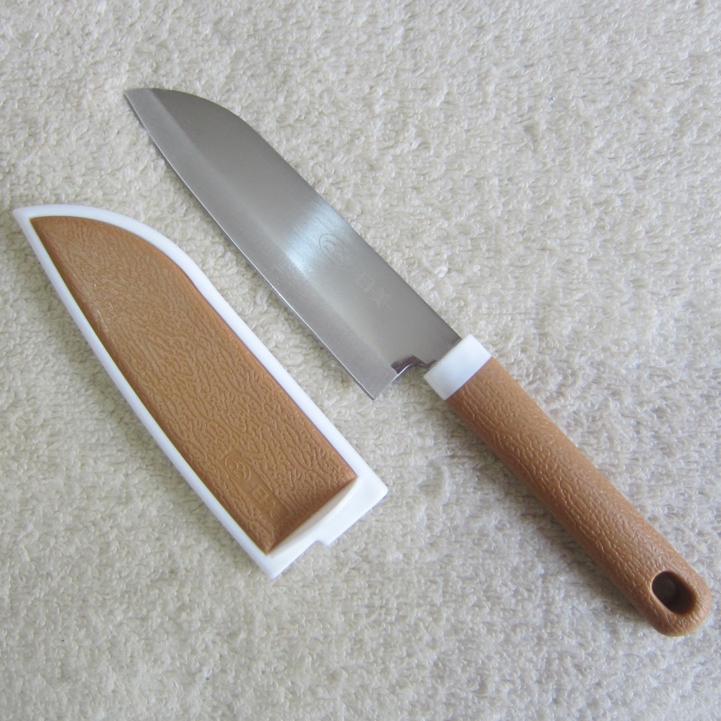 全网最低 日美5106 水果刀 不锈钢水果刀 带套