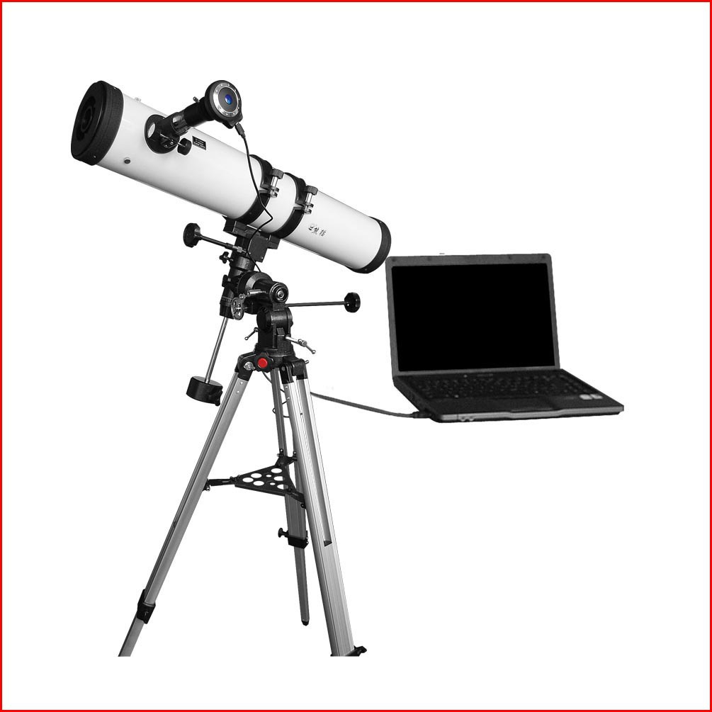 望远镜-TEM1300-F9114EQ 带赤道仪反射式USB数码天文望远镜-望远