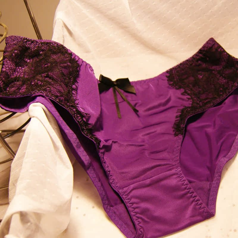 欧美睫毛蕾丝花边性感<em>无痕</em>三角裤 <em>女士</em>时尚内