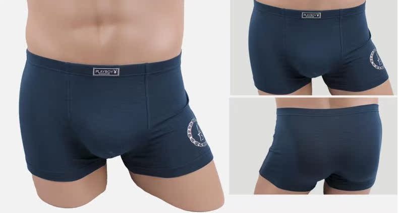 <em>批发</em>花花公子内裤 <em>莫代尔平角</em>裤 中腰时尚<em>短裤</em>