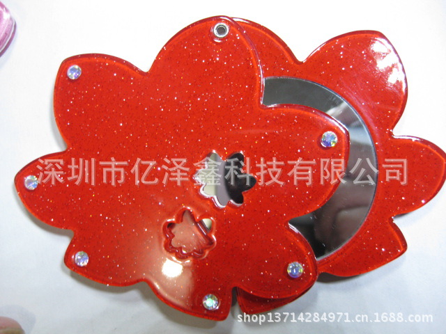 亚克力小镜子/手机钥匙挂件/亚克力饰品/小饰品