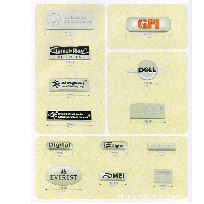 【厂家生产金属真皮皮标 皮牌 服装商标标签 金