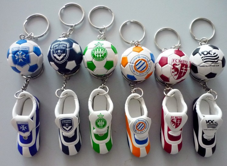 足球匙扣 ball keychain 小球钥匙扣 球形扣