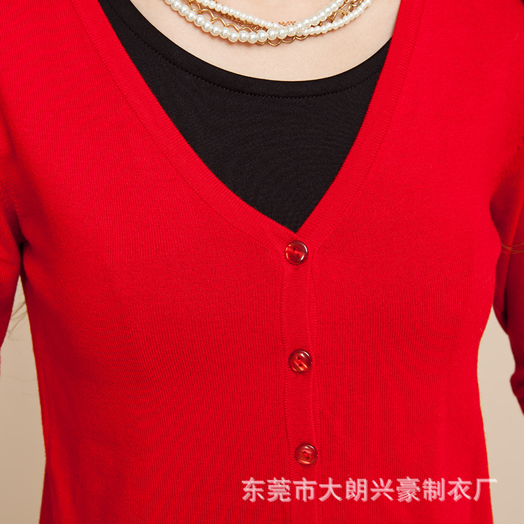 2013新款<em>针织衫女装</em>长袖针织<em>开衫</em> 韩版针织短