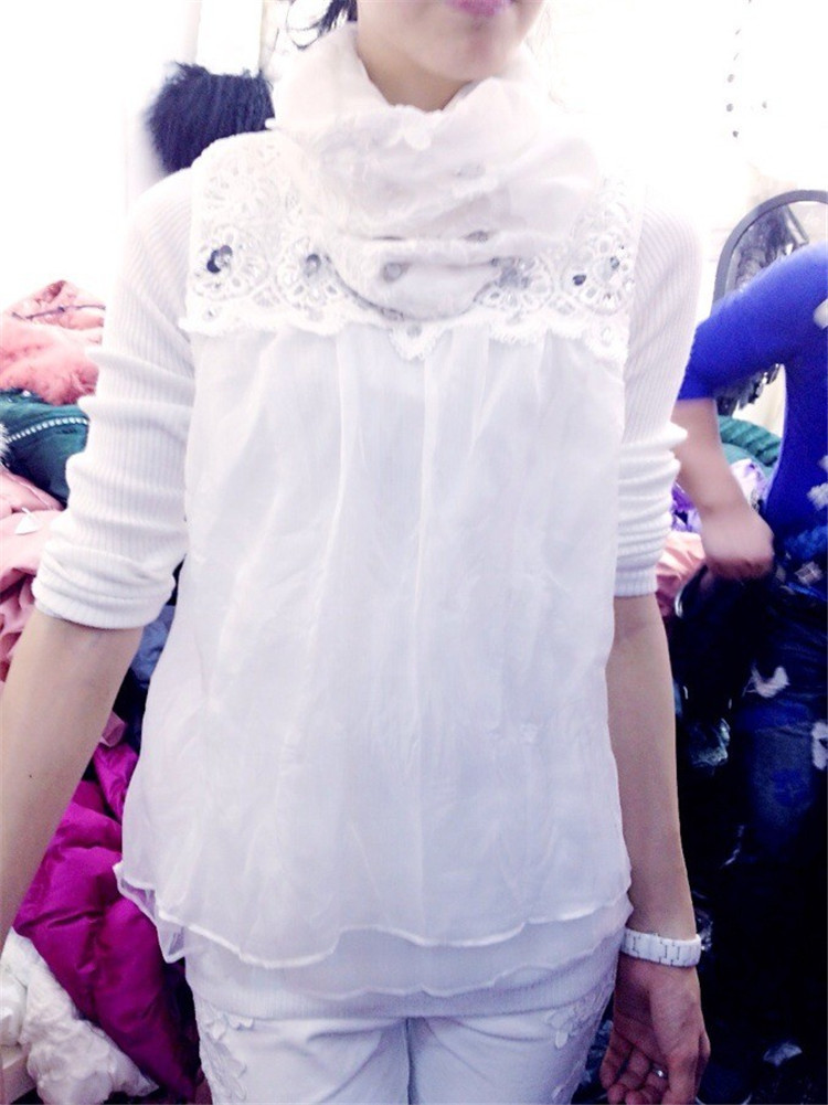 2013秋冬必备最新<em>欧洲站</em>时尚<em>女装</em> 雪纺针织拼