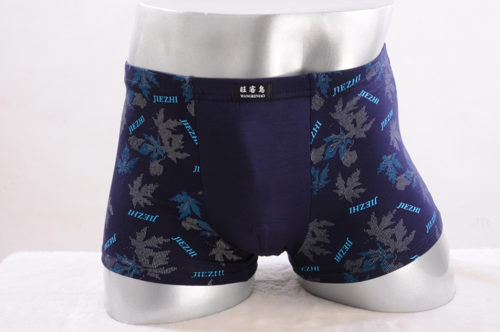 6624旺客鸟 <em>竹纤维男士内裤</em> 印花系列 男装平角